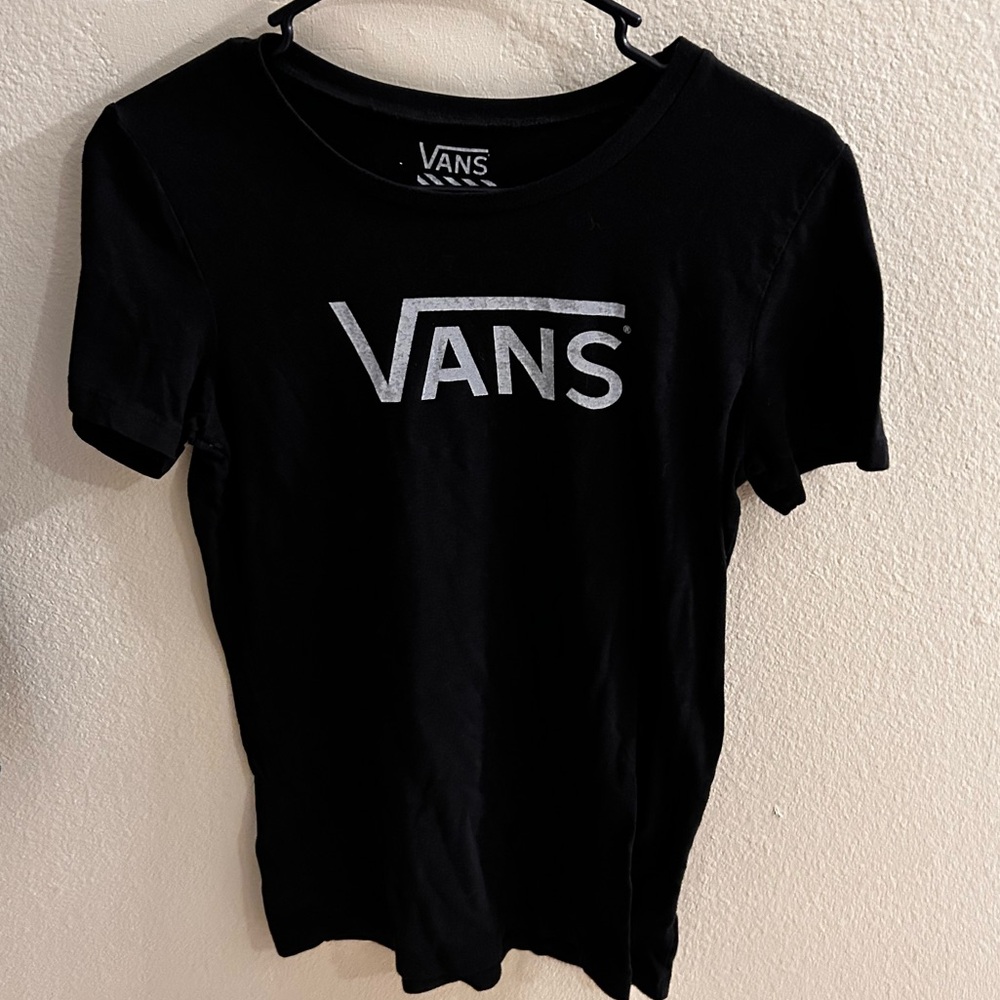 Vans Black Crew Neck Tee